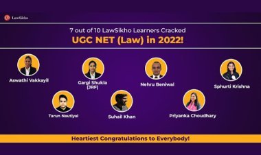 LawSikho के छात्रों ने UGC-NET (कानून) परीक्षा में अच्छा स्कोर किया