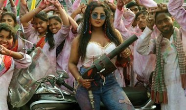 भोजपुरी स्टार अंजना सिंह का पहला हिंदी होली सांग "मेरा रोमांटिक कलर